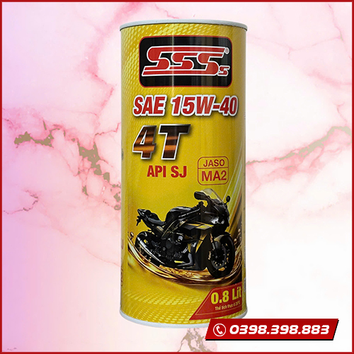 Dầu nhờn SSS SAE 15W-40 0.8L