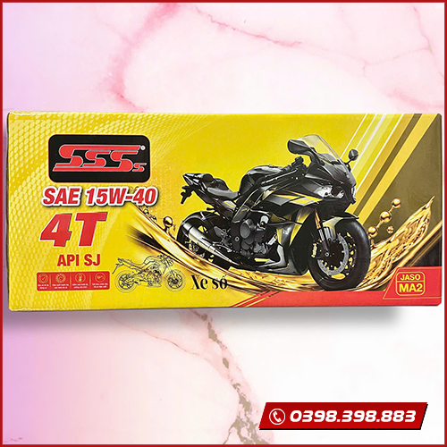 Dầu nhờn SSS SAE 15W-40 xe số