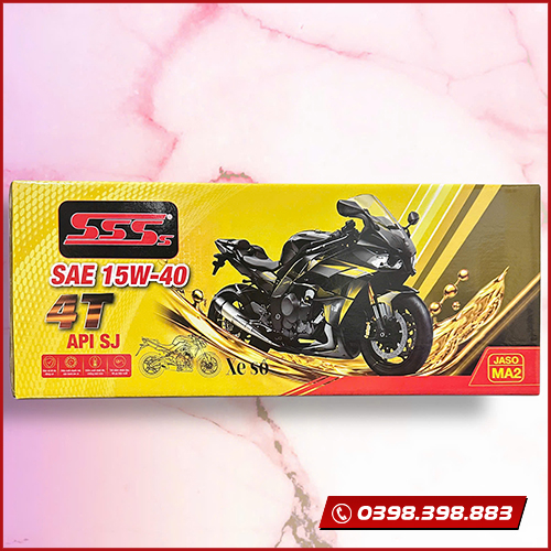 Dầu nhờn SSS SAE 15W-40 xe số